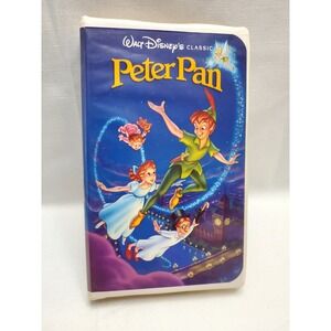 Disney's ☆ Peter Pan ☆ VHS ☆ 1990 ☆ Clamshell Case ☆ Classic Movie